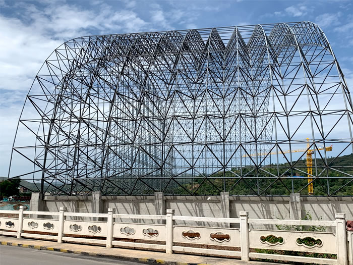 萧县山寨矿储煤棚网架